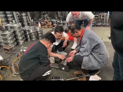 Cliente ruso a la calidad de acoplamiento del engranaje de encargo de la inspección de fábrica